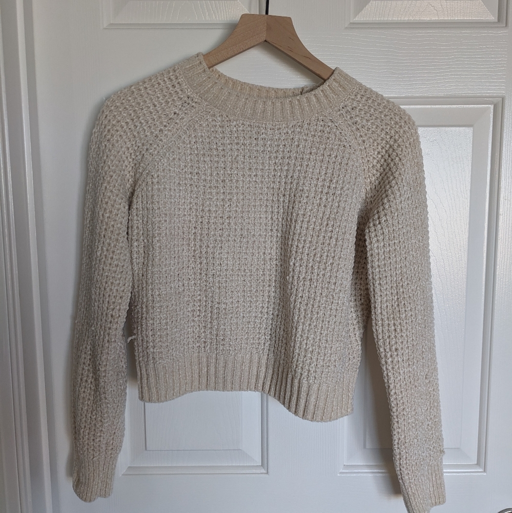 Altar'd State Cream Knit Sweater